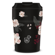 Ars Una Flowery Black thermo bögre 350ml