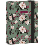 Ars Una: Flowery green virágos füzetbox A/5