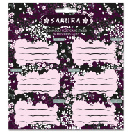 Ars Una: Sakura csomagolt füzetcímke 3x6db