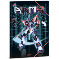 Ars Una: A.R.M.S. robot mintás gumis dosszié A/4-es méret