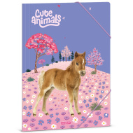 Ars Una: Cute animals - Horse lovas gumis dosszié A/4-es méret