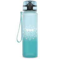 Ars Una: Ice fehér-világoskék színátmenetes matt BPA-mentes kulacs 600 ml