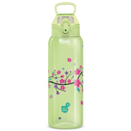 Ars Una: 3D Beach Flowers zöld virágos BPA-mentes kulacs 700 ml