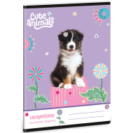 Ars Una: Cute animals Aussie kutyusos leckefüzet 38 lapos A/5
