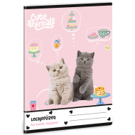 Ars Una: Cute animals-tea party cicás leckefüzet 38 lapos A/5