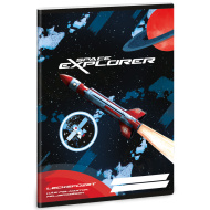 Ars Una: Space explorer leckefüzet 38 lapos A/5