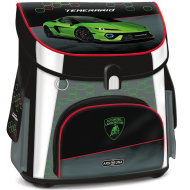 Ars Una: Lamborghini mintás ergonomikus mágneszáras iskolatáska, hátizsák 33x41x24cm