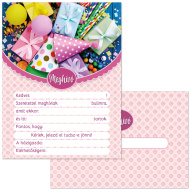 Ars Una: Ajándékok 10db-os meghívó szett borítékkal