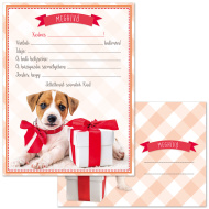 Ars Una: Kutyás 10db-os meghívó szett borítékkal