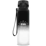 Ars Una: Fekete-fehér BPA-mentes motivációs kulacs 1000ml