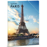 Ars Una: Cityscape of Párizs gumis mappa A/4