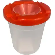 Ars Una: Ecsetmosó pohár piros színben