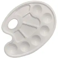 Ars Una: Festékpaletta 6 kerek és 4 szögletes lyukkal