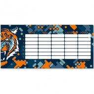 Roar of the tiger kétoldalas órarend