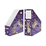 Nebulo: Irattartó papucs összehajtható papír Astrocat mintával