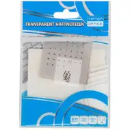 Spirit: Áttetsző fehér öntapadós oldaljelölő 75x75mm