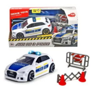 Audi RS 3 rendőrautó fény és hangeffektekkel 24cm - Dickie Toys