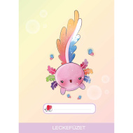 ICO: Süni Axolotl mintás leckefüzet A/5-ös