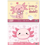 Luna: Must Axolotl vázlatfüzet A4 30lapos többféle változatban