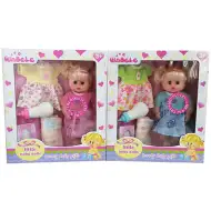 Quinbele kisbaba szett pelenkával, ruhával és kiegészítőkkel kétféle változatban