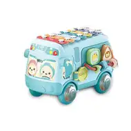 Baby busz multifunkciós fejlesztő játék több színváltozatban