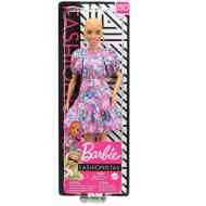 Barbie Fashionista baba rózsaszín virágos ruhában - Mattel