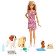 Barbie: Kutyusos napközi játékszett - Mattel