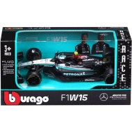 Bburago: Mercedes-AMG F1 W15 Performance F1 versenyautó fém autómodell 1/43 (Lewis Hamilton #44)