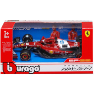 Bburago: Ferrari SF-25 F1 versenyautó fém autómodell 1/43 (Charles Leclerc #16)