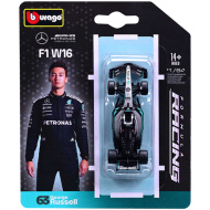 Bburago: Mercedes-AMG Petronas F1 W16 Hamilton F1 (2025/) versenyautó fém autómodell 1/64 (Lewis Hamilton #44)