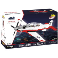 COBI: Beechcraft T-6 Texan II piros-fehér építőjáték (26625)