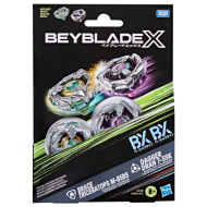Beyblade X Brace Triceratops M-85BS és Dagger Dran 7-55R pörgettyű szett - Hasbro