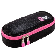 St.Right Black Glitter ovális tolltartó PC01 23x9,5x6cm