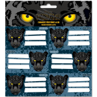 Ars Una: Black Panther csomagolt füzetcímke 3x6 db