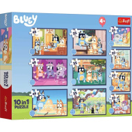 Bluey 10az1-ben puzzle szett - Trefl