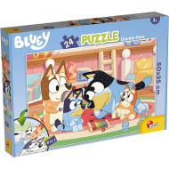Bluey és barátai 2 az 1-ben 24db-os puzzle és színező 50x35cm - Lisciani