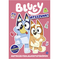 Móra: Bluey – Játsszunk! matricás foglalkoztatókönyv