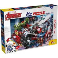 Bosszúállók 2 az 1-ben 108db-os puzzle és színező 50x35cm - Lisciani
