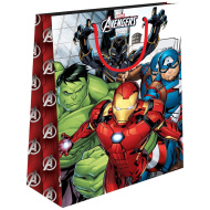 Luna: Marvel Bosszúállók ajándéktáska szuperhősös mintával 26x32x12cm