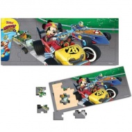 Mickey Egér és barátai keretes fa puzzle 21db-os