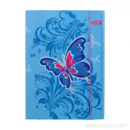 Spirit: Pillangós gumis mappa A/4-es méretben