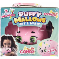 Pufók mályvacukor állatka: Candy - pink