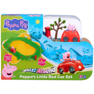 Whizz-Around Peppa malac piros autóval játékszett