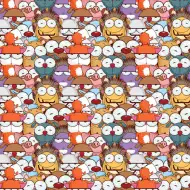 Cardex: Cartoon állatkák csomagolópapír 100x70cm