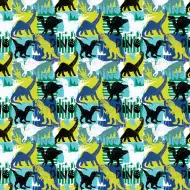 Színes dinó mintás csomagolópapír 100x70cm