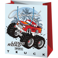 Cardex: Monster Truck mintás óriás méretű ajándéktáska 33x15x44,5cm