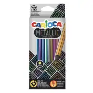Metallic 12db-os színes ceruza szett - Carioca