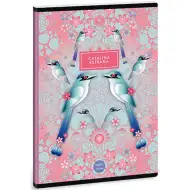 Ars Una: Catalina Estrada madaras extra kapcsos sima füzet A/5