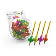 Nebulo: Szilikon neon ceruzafogó többféle színben 1db