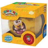 Ciki-caki labda Szörnyecskés - narancssárga 10cm-es